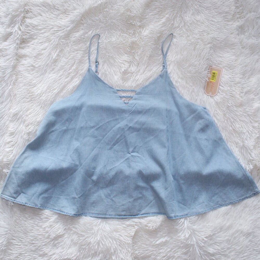 Denim Copper Key Tank Top